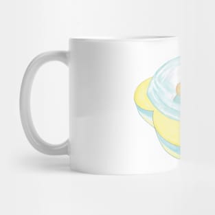 Little extraterrestrial beings in a Starship Mug